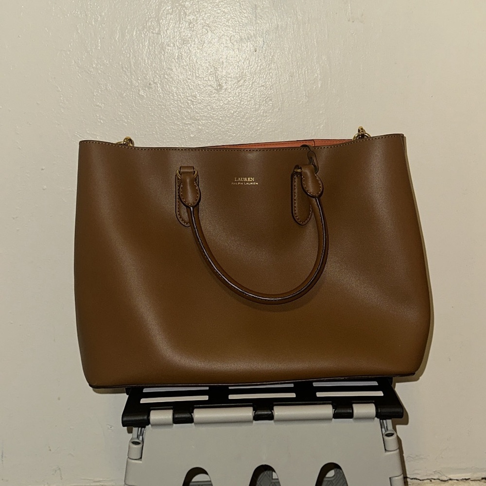 Ralph Lauren Leather Satchel